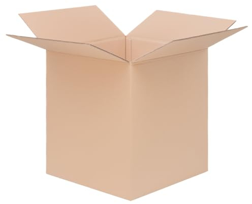 verpacking Faltkartons 600 x 600 x 600 mm KK 122 Braun [Größe und Stückzahl wählbar] 2-wellige Kartons Versand 50 Stück