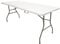 The Homeweeks Mesa Plegable Solid 180cm, portátil, Normativa Uso público Interior/Exterior (EN 581-1/3) Tablero Resina HDPE 3,5cm, Capacidad 6/8 Personas y Carga 150 kg. Multiuso