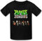FREEDOM.DRRUI Kid's Cool Plants Vs. Zombies T Shirts Black XXL