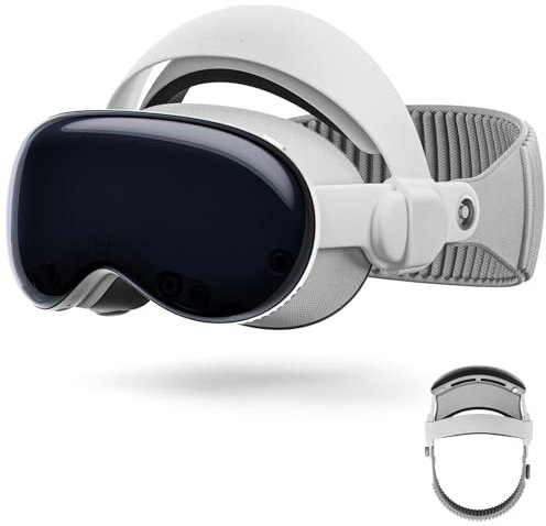 ANNAPRO A2 Fascia per la testa per Apple Vision Pro, fascia comfort per ridurre la pressione compatibile con accessori per Vision Pro, migliora il comfort e la stabilità, adatta a varie forme di testa