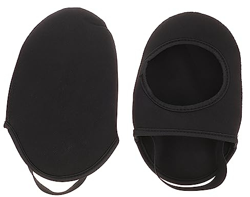 BESPORTBLE Winterschuhschoner für Radschuhe Winddicht Schwarz Outdoor | Neopren mit Elastischem Band, Hält Eng Am Fuß, Schützt vor Staub und Schmutz, Geeignet für Mountainbike und Rennradschuhe