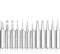 12Pcs/Set 900m Soldering Iron Tips Set for Hakko Yihua Atten Quick Ryobi Soldering Station Guns Solder Iron Tip Replacement for Welding Equipment & Electronic Repairs Accessories