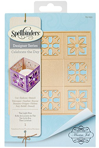 Spellbinders Shapeabilities Tea Light Box Die, Brown