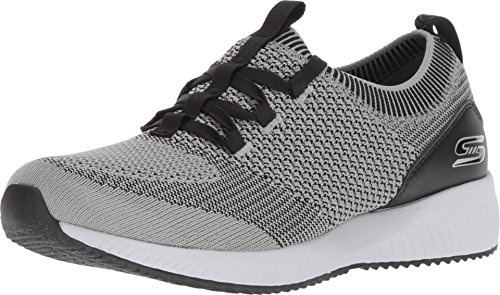 Skechers Damen Bobs Squad Alpha Gal Sneaker, Grau Grey Black Gybk, 35 EU