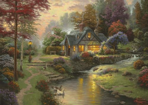 Schmidt Spiele Die Kirche in den Bergen Puzzle (Puzzle, Fantasie, Kinder und Erwachsene, Die Kirche in den Bergen, Junge/Mädchen, 12 Jahre (e))
