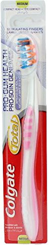 Colgate Total Pro Gum Health Soft Toothbrush, Medium, Multicolor