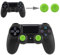 Cabezales para mando de humbsticks analógicos, tapas protectoras de silicona para DualShock Gamepad Sony Playstation PS4 Pro, PS4, PS3, PS2, Xbox One X, Xbox 360, Nintendo Switch en verde
