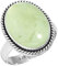 Jeweloporium Grün Natürlich Prehnit 925 Silber Ringe für Frauen Edelstein viktorianisch Silber Ringe Größe 54(17.2) Halloween Geschenk Handgefertigt Schmuck