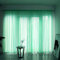 BOYOUTH - Tende in voile tinta unita, con tasca per finestra, per camera da letto, soggiorno, hotel, verde brillante, 1 pannello, 100 x 270 cm