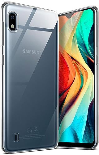 moex für Samsung Galaxy A10 Hülle Durchsichtig, Silikon Handyhülle Transparent, Clear Case Ultra Slim, Backcover Schutzhülle Dünn, Silikonhülle Minimalistisch, Aero Case, Klar