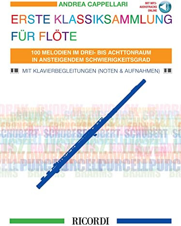 Erste Klassiksammlung für Flöte-Flöte und Klavier-BOOK+PART+A-ONLINE