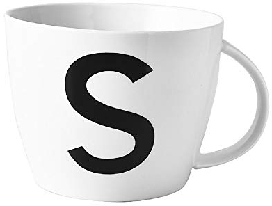 MUXUE Tazze da tè di Grande capacità, Tazza da Latte per Colazione 800 Ml, Tazze da Latte con Lettera a d'Avena, Tazze da tè in Ceramica Come Regali per Amici e Famiglie