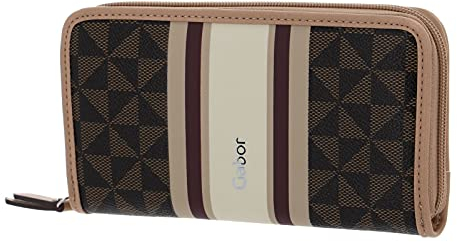 Gabor bags BARINA fall Damen Geldbörse one size, mixed brown, 20x2,5x10,5