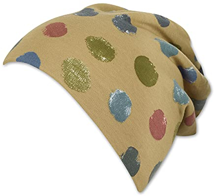 Sterntaler Baby-Mädchen Slouch-Beanie Klecks Mütze, Gelb, 51