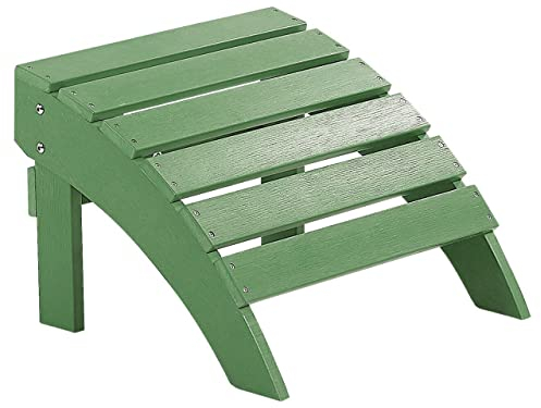 Moderner Fußhocker aus Kunstholz in Grün für Muskoka Gartenstuhl Adirondack