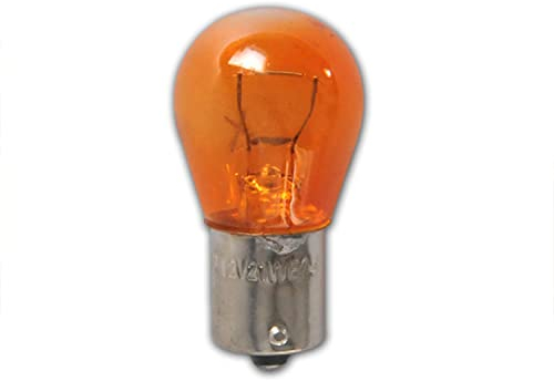 Preiswert&Gut 20 x Autolampen in der Farbe Orange 12V 21W Blinker Birne BA15s | Auto Licht Ersatzteile | langlebige Blinkerbirne | Auto Leuchten Lampenset