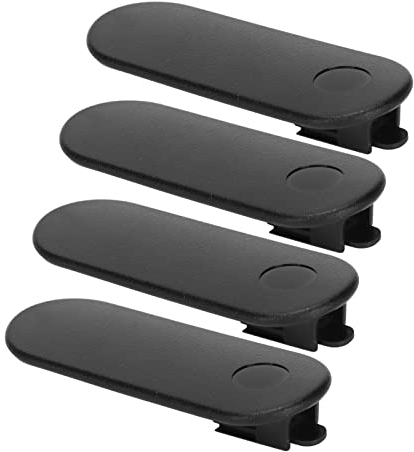 Gürtelclip für Walkie Talkie, 4 Stück Ersatz-Gürtelclip für TLKR T60 T80 T80E und Andere Funkgeräte (Schwarz)