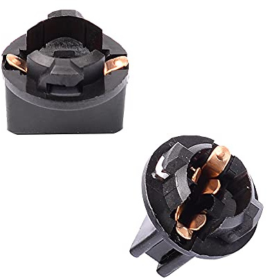 T10 Twist Lock Wedge Instrument Panel Dash Light Bulbs Base Socket Holder | 194 501 168 W5W Type Miniature Wedge Base Bulb Plug 10pcs Inner Diameter 0.071