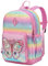 VASCHY Rucksack für Mädchen, 4-6 Jahre, Schulrucksack mit Seitentaschen und Brustgurt, Schmetterling, Einheitsgröße