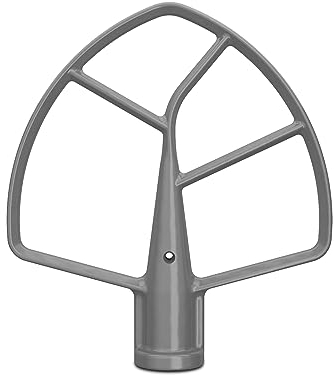 KitchenAid, KSMBLSF Coated Flat Beater for select Bowl-Lift Stand Mixers, 5.5QT, 6QT, 7QT, Silver