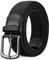 LAKIDAY Flechtgürtel aus Stoff, Elastischer Stretchgürtel für Damen und Herren Schwarz 130 cm Hochwertig & Bequem Breite 3.5 cm