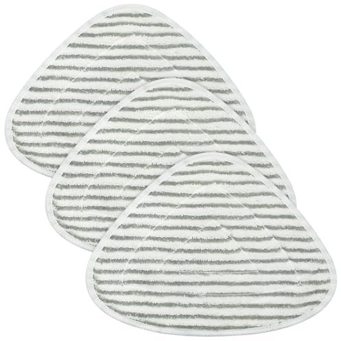 DLAIMI 3 Piezas Recambio de microfibras para mopa compatibles con Vileda Steam, Microfibra Cubiertas de repuesto Mopa,Lavable fregona almohadillas de limpieza de recambio Mop Pad Spray