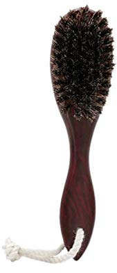 Osmond Pferdehaar, gewellt, Bartbürste, , Holzgriff, großer gebogener Kamm, natürliche Haarkämme, Haarstyling-Werkzeuge