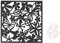 Hängender Raum Teiler 12 Pcs Panel Bildschirm für Raum Hotel Dekoration Dekorative Wand Schirm Platte Studieren Sitzecke Raumteiler Trennwand Wohnzimmer Schlafzimmer Räumen 40 * 40cm Schwarz