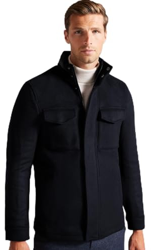 Ted Baker Mens Knowl Jacket Outerwear Top Navy L