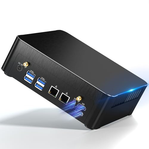 Kinupute Mini PC i9, Desktop Computer Core i9-9880H 8 Kerne, Windows 11 Pro, TPM2.0, 64G DDR4, 1T NVME SSD, DP/HDMI/USB-C Port, Triple Display, 4K@60Hz, 2x2.5G RJ45 LAN, WiFi 6E/BT5.3, 4G Modul, HTPC