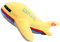 ibasenice Plüschtier plüschkissen für für Soft Toy Kid Toys Planes Decor Pillow Flugzeug Plüschpuppe Puppenspielzeug Yellow
