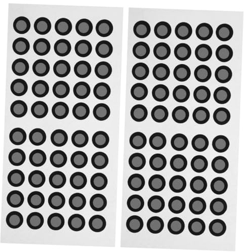 SOLUSTRE 2blätter Scanning Marker Punkte Reflektierende Markierungen Für Präzise Scans Robustes Material Für Vielseitige Anwendungen Für Optisches Tracking Und Projektverarbeitung