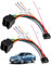 16 Poliger Kabeladapter auf ISO Android Auto Radio Adapter Universal - Auto Kabel Stecker Ersatz Kompatibel mit Lenkrad und Rückwärtssteuerungslinien mit VW BMW