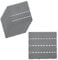 10 Pezzi Piastrelle Plastica da Giardino, 30X30cm, Mattonelle In PVC, Colore Grigio, Pavimento Ad Incastro,Totale 0.9 m², Tagliabile