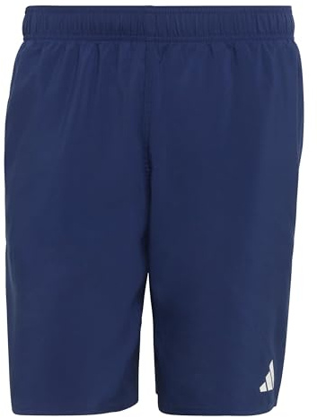 adidas Men's Swim Shorts 8 INCH, Dark Blue/White, 4XL