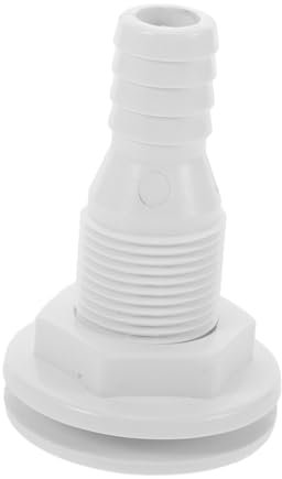 INOOMP Vannes D'évacuation Pour Bateaux 3/4 Pouces En Plastique Résistant, Clapet Étanche, Passe-coque Pour Yacht Et Camping-car, Système D'évacuation Pour Cabine Marine