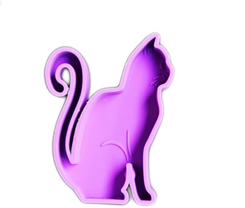 Moule à gâteau en silicone en forme de chat résistant à la chaleur