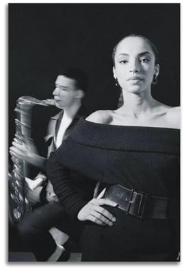 Singer Sade 7 Poster auf Leinwand, Kunstdruck, ästhetisches Poster, moderne Kunst, Gemälde für Wohnzimmer, 30 x 45 cm, ungerahmter Stil