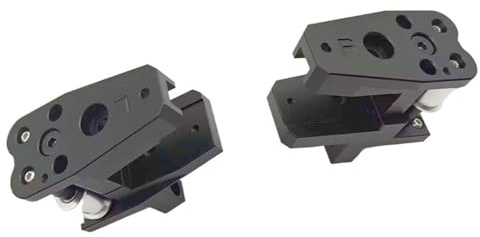 Kompatibel for 3D-Drucker. Aluminiumlegierung CNC MGN12H XYHD12 CF XY-Schlitten-Gelenksatz for 20,3 mm Kohlefaserrohr-Gantry-Träger