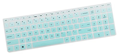 MagiDeal Cubierta Protectora de Teclado de Silicona para HP 15.6 Pulgadas BF - Verde Claro