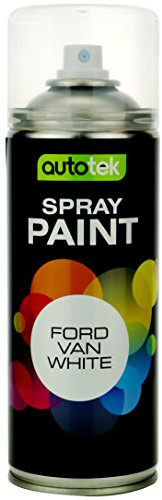 Autotek ATOOFVW400 Ford Van Spray Paint, White, 400 ml