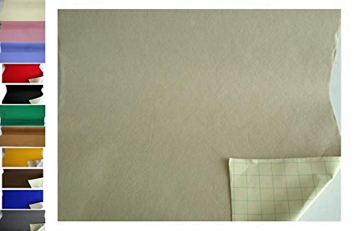 StoffBook BEIGE EDEL BASTELFILZ FILZSTOFF SELBSTKLEBEND 100CM BREIT STOFF STOFFE, B888