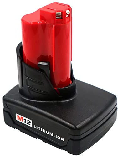 H-ANT 12V Battery 4AH Replacement Compatible with Milwaukee:M12 C12 48-11-2402 48-11-2401 12V 10.8v