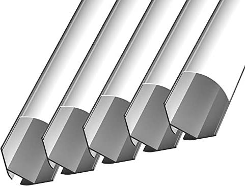 LED Aluprofil NITO (NI-522) | 2 Meter | Inneneck Lichtvouten Aufbauprofil für LED Beleuchtung (5 x 2m)