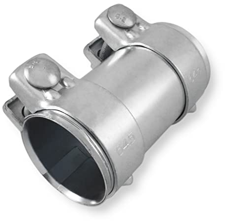 Auspuffschelle Rohrverbinder Doppelschelle Auspuff Abgasanlage (Stahl verzinkt, ø 60mm | Länge: 125mm)