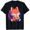 Bisexual Pride Bi Kawaii Fuchs Ramen Nudeln Bisexuelle Flagge T-Shirt