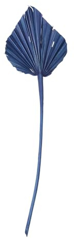 Vickerman Natural Botanicals 15.75 - 19.5 Midnight Blue Dried Palm Spear, 12 per Bag.