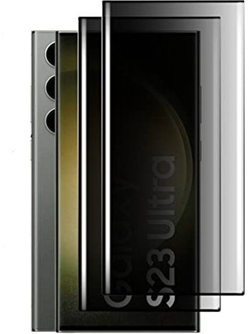 3 Pièces Verre Trempé Anti Espion pour Samsung Galaxy S22 Ultra, Privacy Film de Protection D'écran Complet 3D Vitre Protecteur pour Samsung Galaxy S22 Ultra