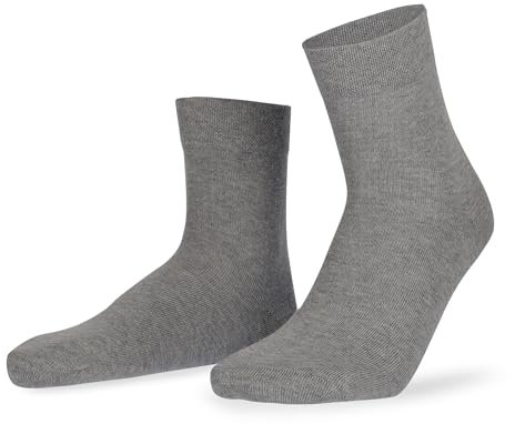 Hudson Herren Socken Relax Cotton weich silber 0525 43-46