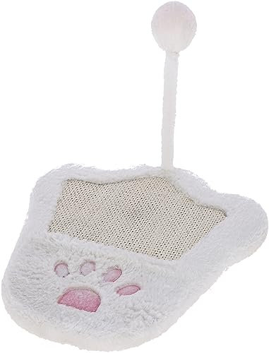 Tiragraffi Paw, 36 x 31 cm, bianco/rosa